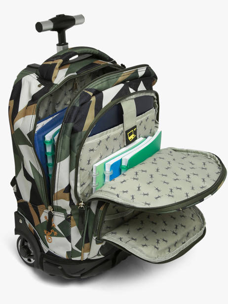 Rugzak Op Wieltjes 2 Compartimenten Cameleon Veelkleurig futur SR45 ander zicht 4