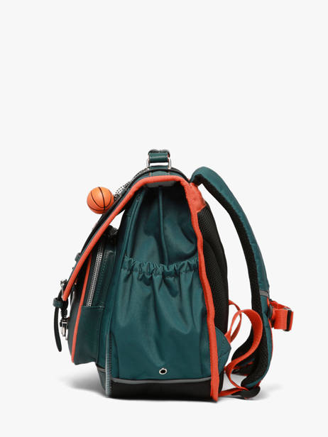 Boekentas 2 Compartimenten Vintage Urban Cameleon Blauw vintage urban CA38 ander zicht 1