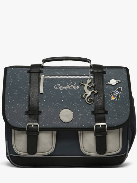 Boekentas 3 Compartimenten Vintage Urban Cameleon Grijs vintage urban CA41
