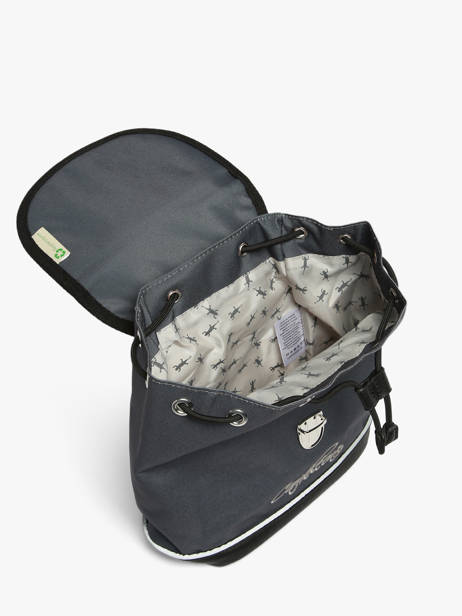 Rugzak 1 Compartiment Cameleon Grijs vintage urban SD25 ander zicht 4