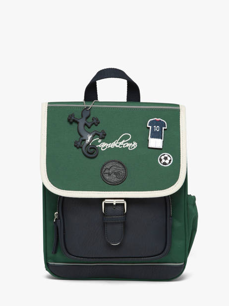 Rugzak 1 Compartiment Cameleon Groen vintage urban SD30