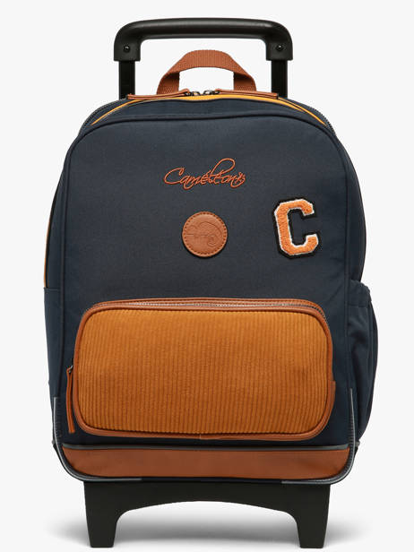 Rugzak Op Wieltjes 2 Compartimenten Vintage Urban Cameleon Blauw vintage urban SR40