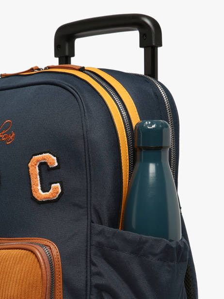 Rugzak Op Wieltjes 2 Compartimenten Vintage Urban Cameleon Blauw vintage urban SR40 ander zicht 5