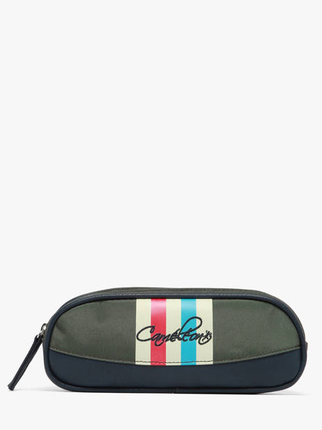 Pennenzak Kinderen 2 Compartimenten Cameleon Blauw vintage urban VIB-TROU
