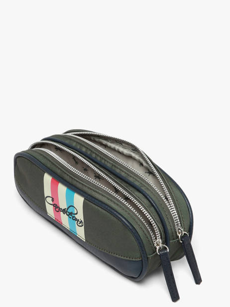 Pennenzak Kinderen 2 Compartimenten Cameleon Blauw vintage urban VIB-TROU ander zicht 1