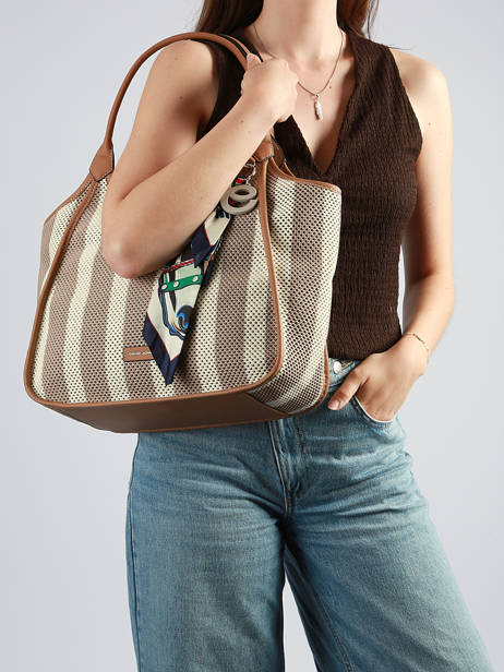 Schoudertas Calvi David jones Beige calvi CM8442 ander zicht 1