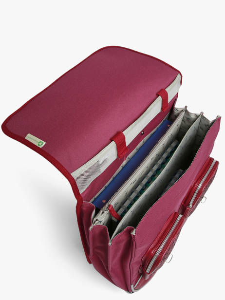 Boekentas Op Wieltjes 3 Compartimenten Vintage Fantasy Cameleon Violet vintage fantasy CR41 ander zicht 2