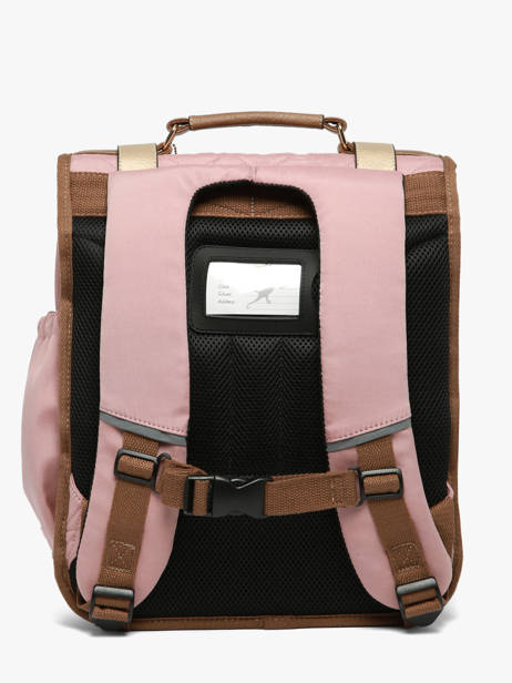 Rugzak 2 Compartimenten Cameleon Roze vintage fantasy SD39 ander zicht 5