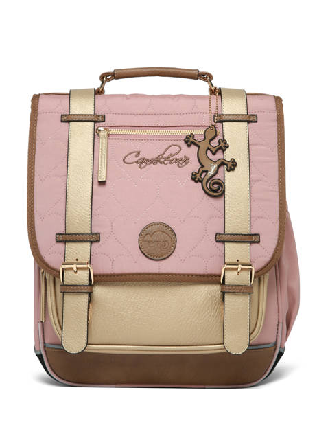 Rugzak 2 Compartimenten Cameleon Roze vintage fantasy SD39 ander zicht 7