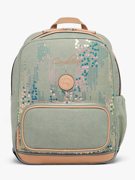 Rugzak 2 Compartimenten Cameleon Groen vintage fantasy SO40