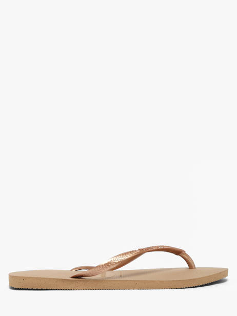 Tongs Slim Havaianas Beige women 4000030F ander zicht 1