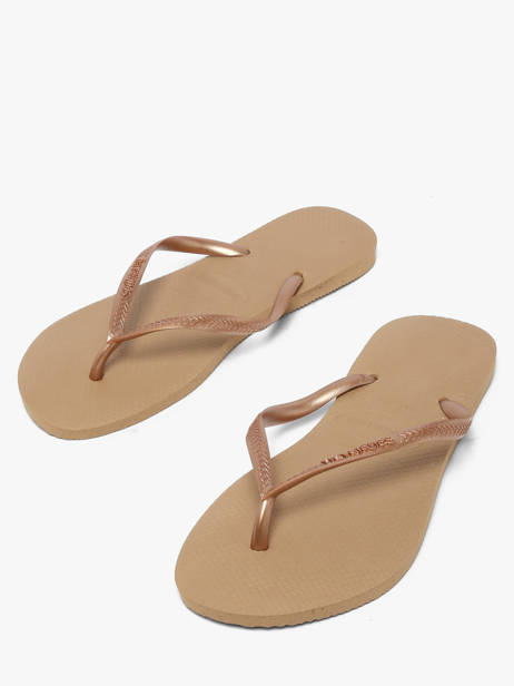 Tongs Slim Havaianas Beige women 4000030F ander zicht 2