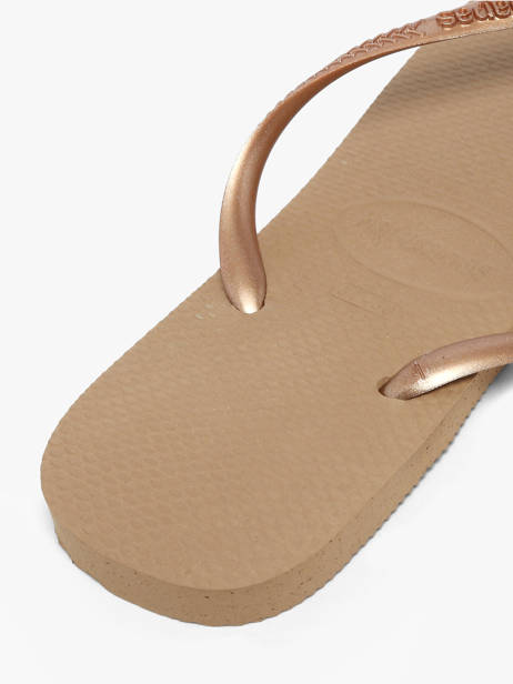 Tongs Slim Havaianas Beige women 4000030F ander zicht 3