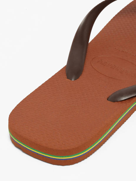 Brasil Logo Havaianas Bruin men 4110850H ander zicht 3