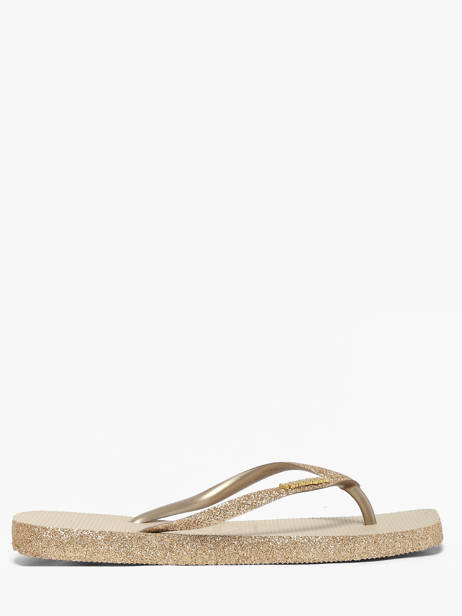 Teenslippers Havaianas Beige accessoires 4150248F ander zicht 1