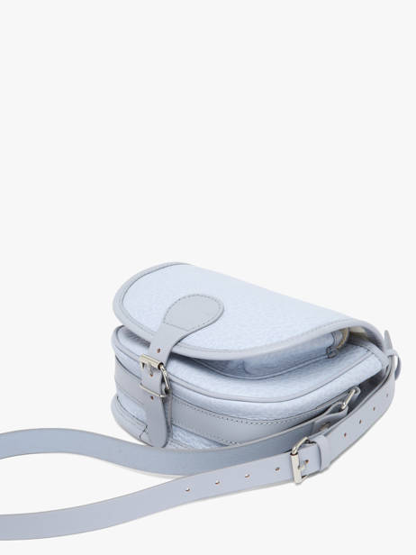 Cross Body Tas Lavande Leder Paul marius Blauw lavande BOHEMLAV ander zicht 1
