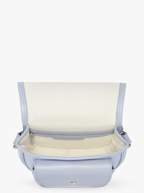 Cross Body Tas Lavande Leder Paul marius Blauw lavande BOHEMLAV ander zicht 3