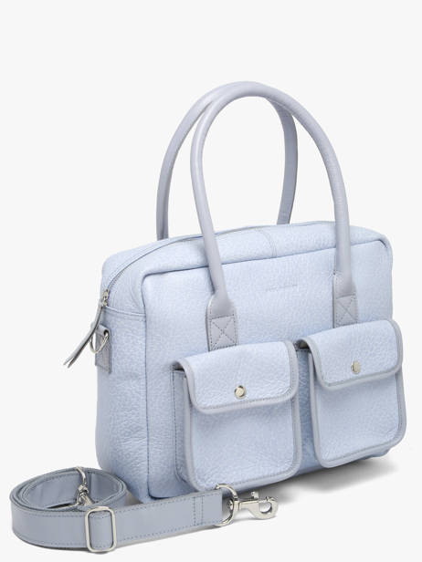 Cross Body Tas Lavande Leder Paul marius Blauw lavande DANDYLAV ander zicht 1