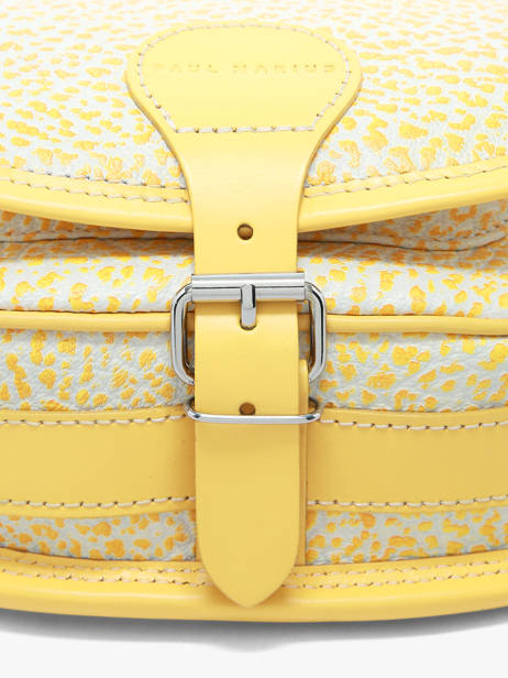 Cross Body Tas Citronade Leder Paul marius Geel citronade BOHEMCIT ander zicht 2