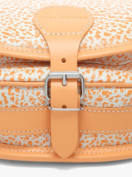 Cross Body Tas Orangeade Leder Paul marius Oranje orangeade BOHEMORA ander zicht 2