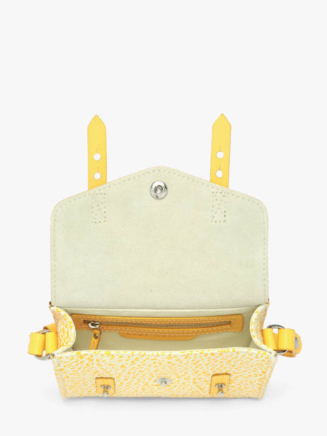 Cross Body Tas Citronade Leder Paul marius Geel citronade MINICIT ander zicht 2