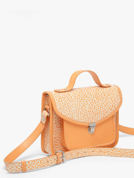 Cross Body Tas Orangeade Leder Paul marius Oranje orangeade GEORGORA ander zicht 1