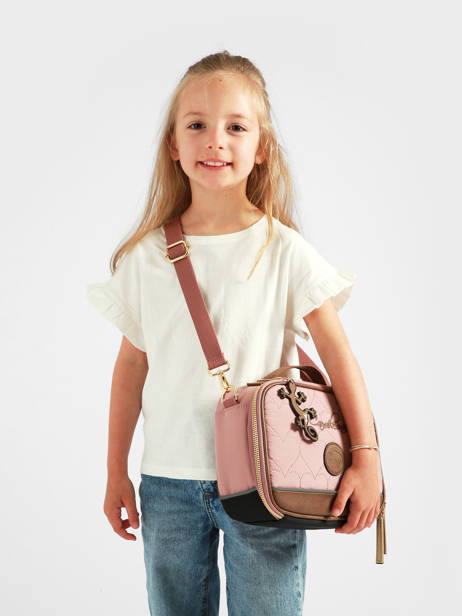 Lunchtas Cameleon Bruin vintage fantasy BL24 ander zicht 1