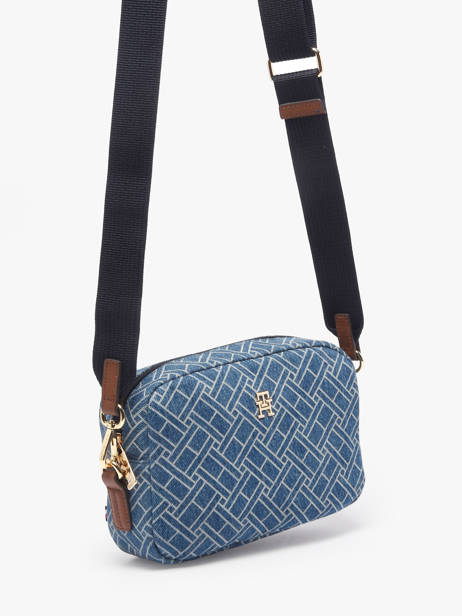 Cross Body Tas Popette Tommy hilfiger Blauw popette AW18610 ander zicht 1