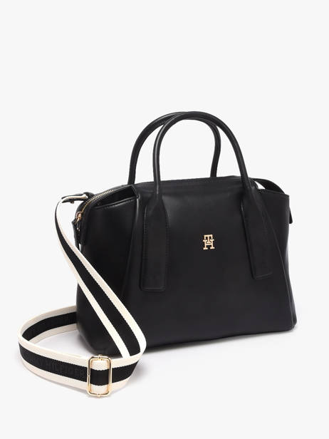Handtas Th Essential Tommy hilfiger Zwart th essential AW18532 ander zicht 2