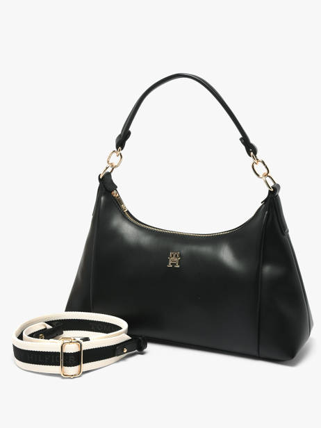 Schoudertas Th Essential Tommy hilfiger Zwart th essential AW18373 ander zicht 2