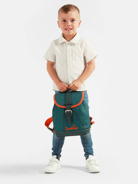Rugzak 1 Compartiment Cameleon Oranje vintage urban SD25 ander zicht 2