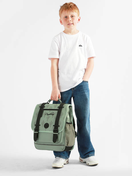 Rugzak Vintage North 2 Compartimenten Cameleon Groen vintage north 28349-22 ander zicht 2