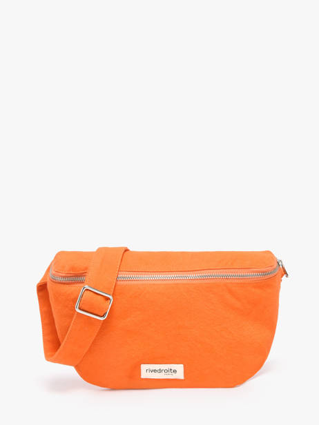 Belt Bag Custine Gerecycleerd Katoen Rivedroite Oranje timeless CUSTITIM