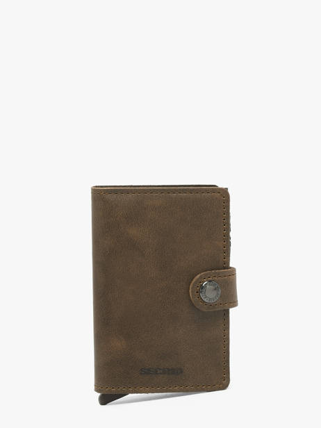 Kaarthouder Vintage Leder Secrid Bruin vintage MV