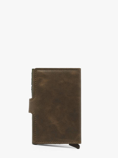 Kaarthouder Vintage Leder Secrid Bruin vintage MV ander zicht 3