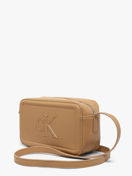 Cross Body Tas Bold Calvin klein jeans Beige bold 4F3220G ander zicht 1