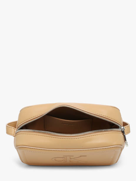 Cross Body Tas Bold Calvin klein jeans Beige bold 4F3220G ander zicht 2