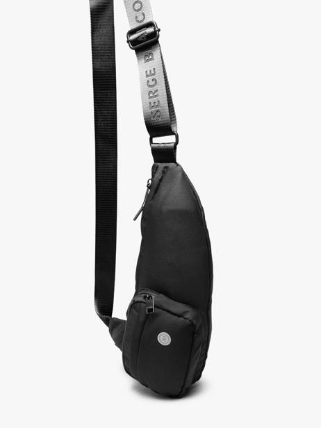 Cross Body Tas Serge blanco Zwart pop POP11006 ander zicht 1
