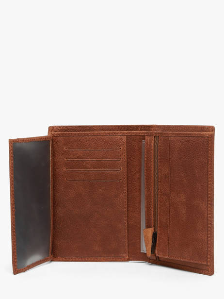 Portefeuille Leder Serge blanco Bruin brooklyn BRO21019 ander zicht 2