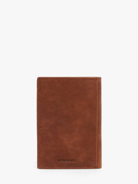 Portefeuille Leder Serge blanco Bruin brooklyn BRO21019 ander zicht 3