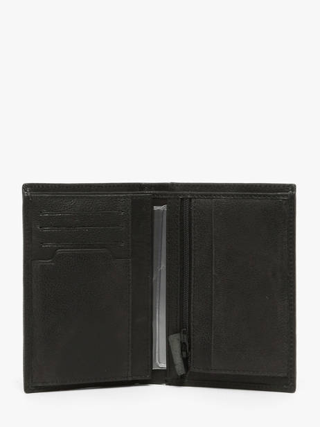 Portefeuille Leder Serge blanco Zwart brooklyn BRO21019 ander zicht 1