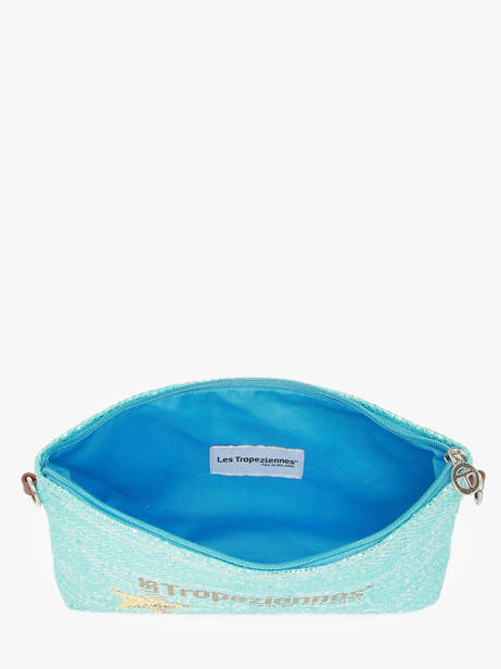 Cross Body Tas Panama Papier Les tropeziennes Blauw panama TZ02 ander zicht 3