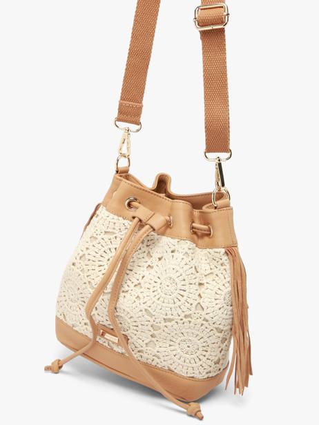 Cross Body Tas Antibes Les tropeziennes Beige antibes TZ03 ander zicht 1