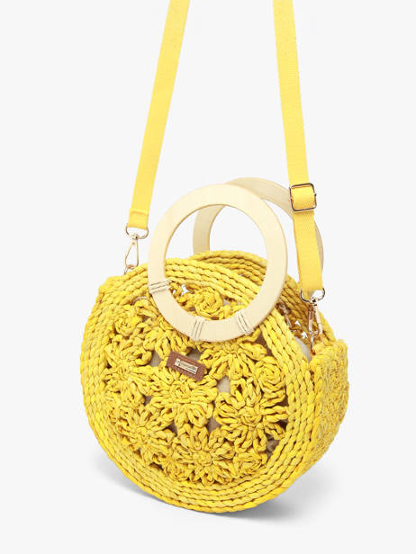Cross Body Tas Mediterranee Les tropeziennes Geel mediterranee TZ03 ander zicht 1