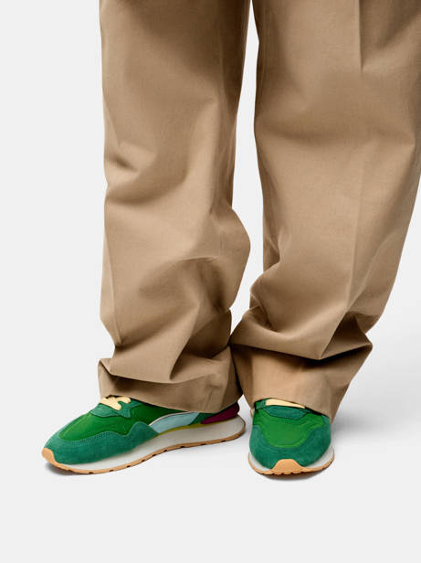 Sneakers City Uit Leder Hoff Groen women 12602014 ander zicht 1