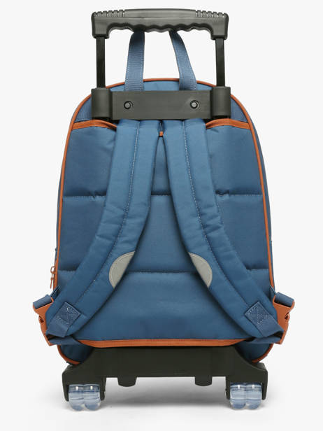 Rugzak Op Wieltjes 2 Compartimenten Tann's Blauw les fantaisies g 73128 ander zicht 3