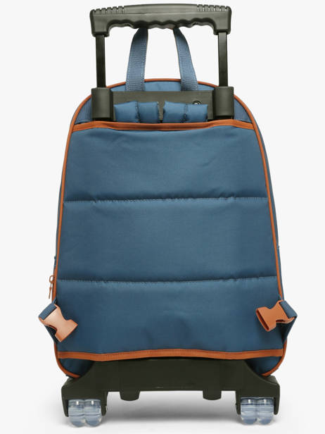 Rugzak Op Wieltjes 2 Compartimenten Tann's Blauw les fantaisies g 73128 ander zicht 4