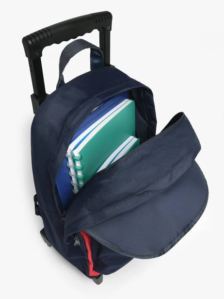 Rugzak Op Wieltjes 2 Compartimenten Tann's Blauw les fantaisies g 73328 ander zicht 2
