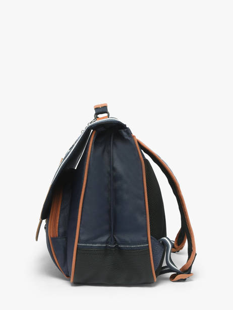 Boekentas 2 Compartimenten Tann's Blauw les fantaisies g 38208 ander zicht 1