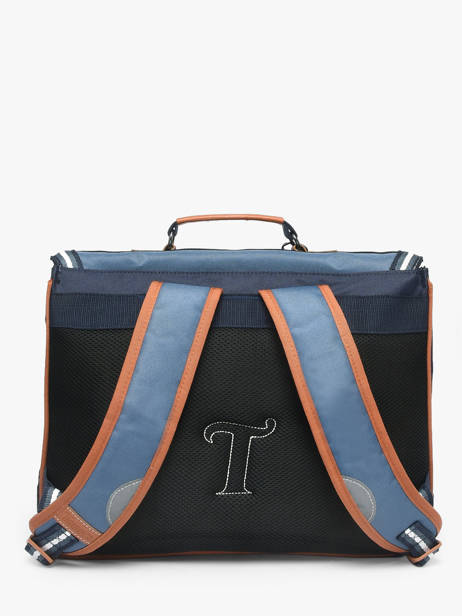 Boekentas 2 Compartimenten Tann's Blauw les fantaisies g 38208 ander zicht 3